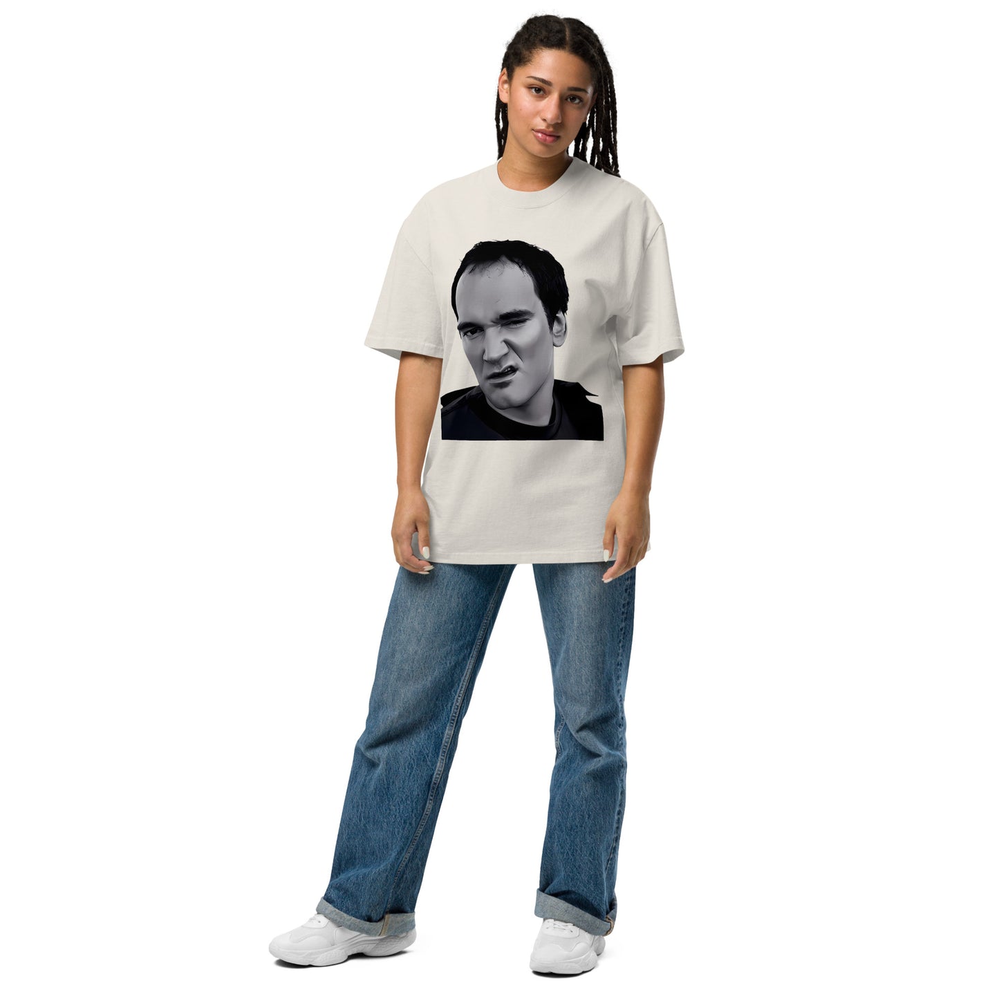 Remera Algodón Oversize - Quentin Tarantino