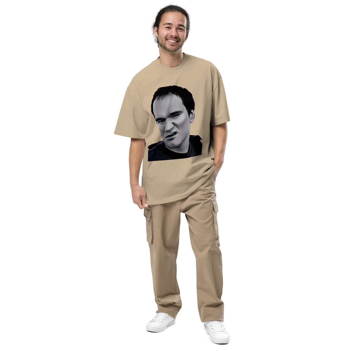 Remera Algodón Oversize - Quentin Tarantino