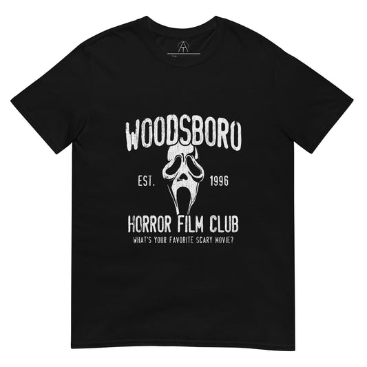 Remera Básica - Scream, Woodsboro Horror Film Club